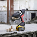 Power Adhesives TEC 3508 at a job site with 1-3/4" (43 mm) glue slugs