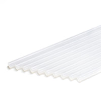 10-pack of Tecbond 232 series clear 1/2" (12mm) hot melt adhesive sticks