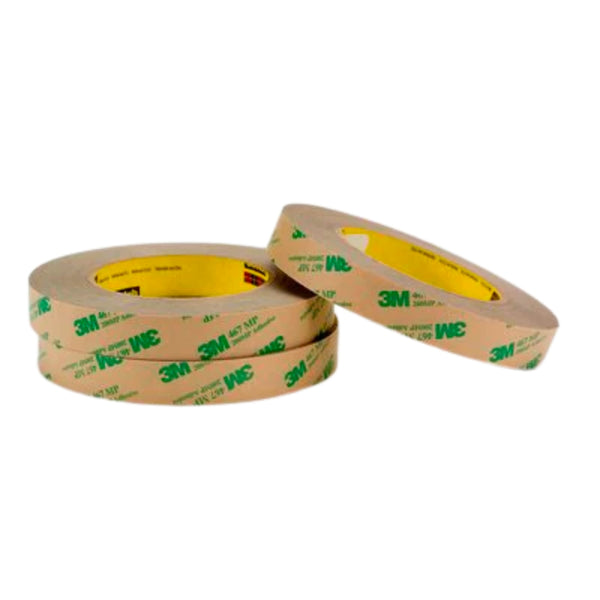 3M 468MP Clear Adhesive Transfer Tape - All Sizes