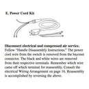 3M 9207 PG II Power Cord Kit