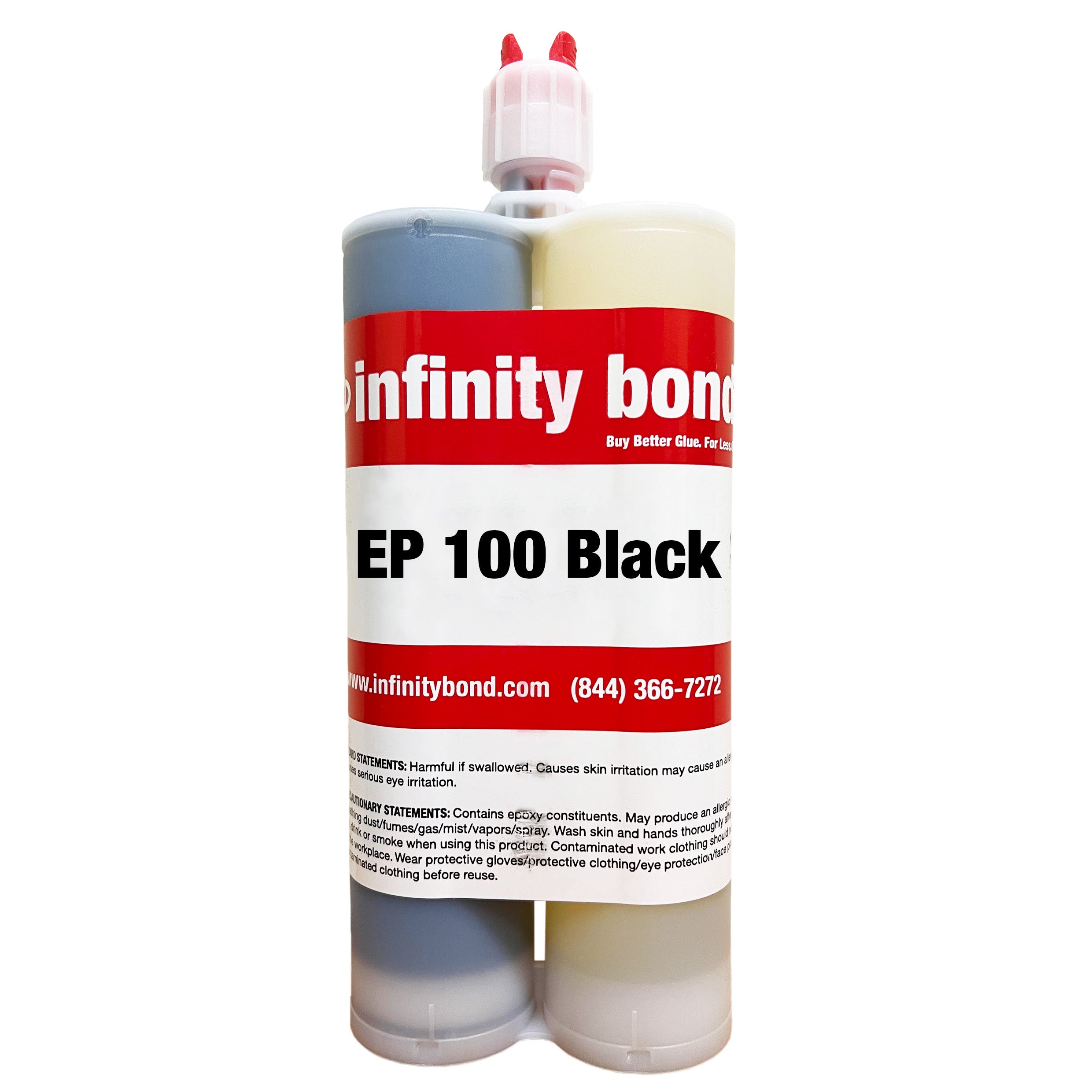 Black 5 Minute Epoxy Adhesive - 400 ml Cartridge / Single Cartridge / No Cartridge Gun