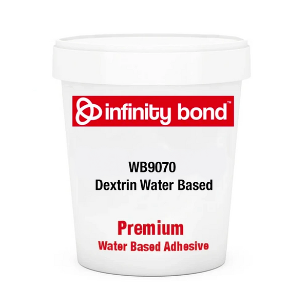 Infinity Bond WB 9070 Dextrin water Based Adhesive for Use with Pot Devin Laminators