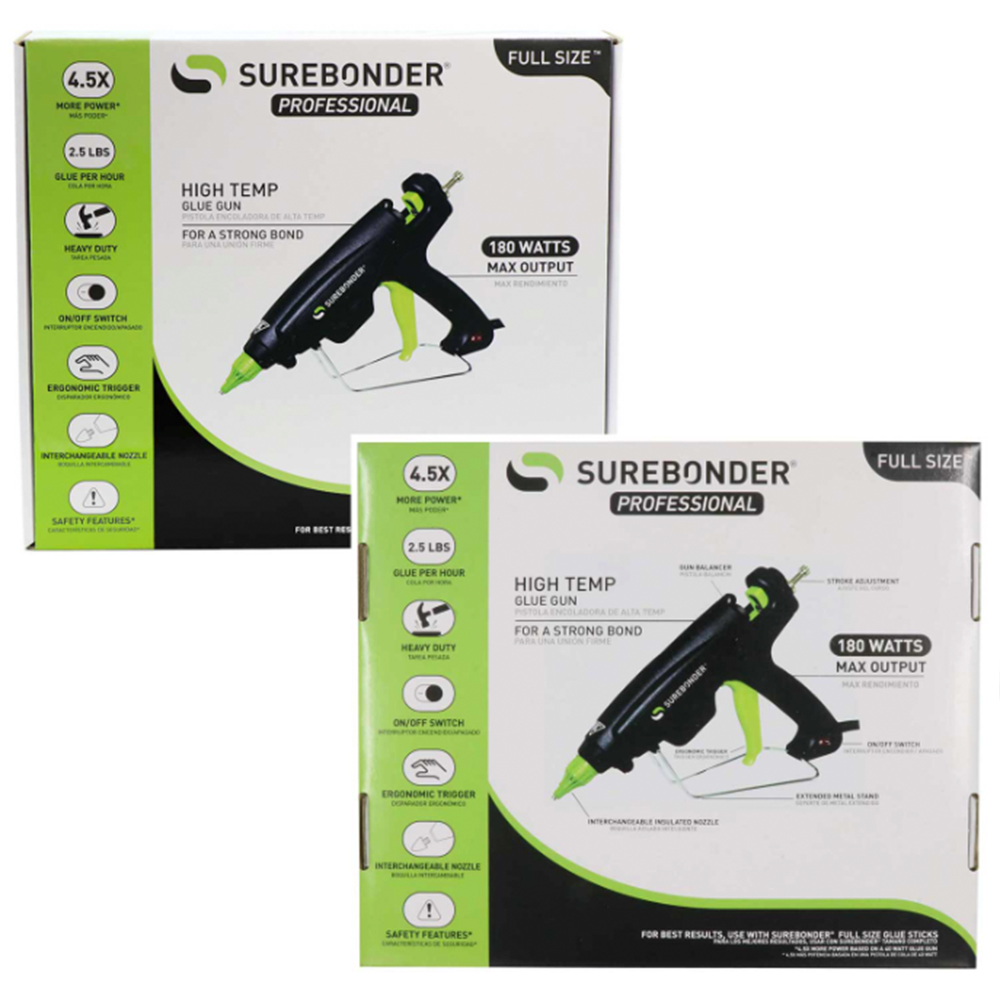 Surebonder PRO2-500 Adjustable Temperature Industrial Glue Gun