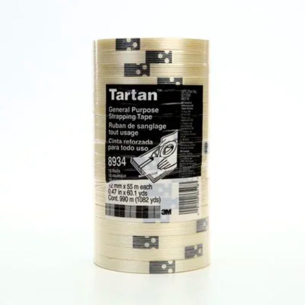 Tartan 8934 Clear Filament Tape