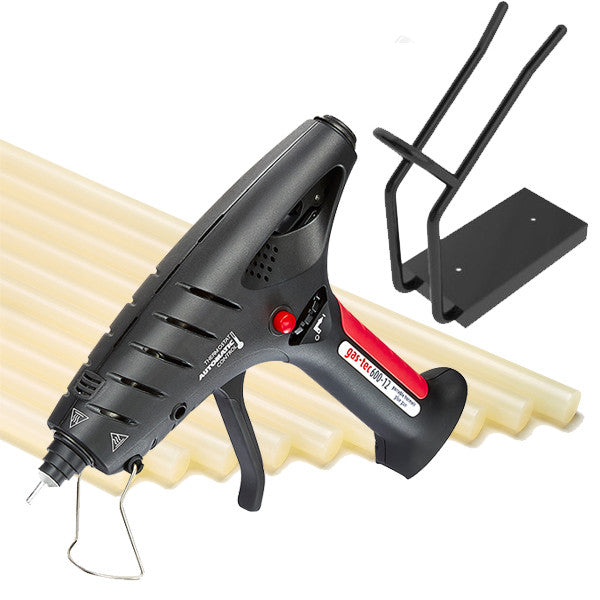 Cordless hot melt glue gun kit