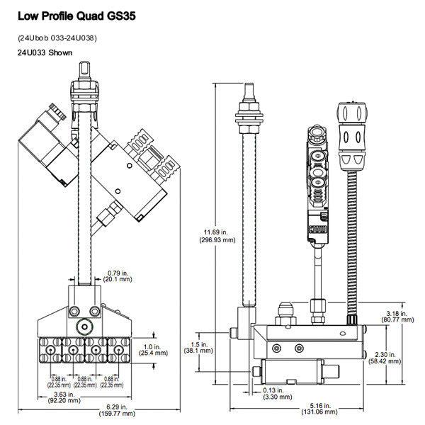 Graco InvisiPac GS35 Low Profile Four Module Applicator