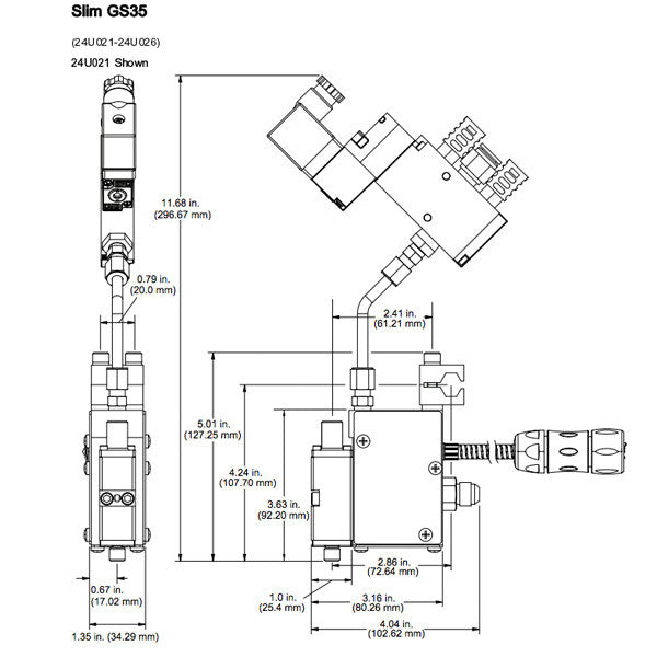 Graco InvisiPac GS35 Slim Applicator Diagram