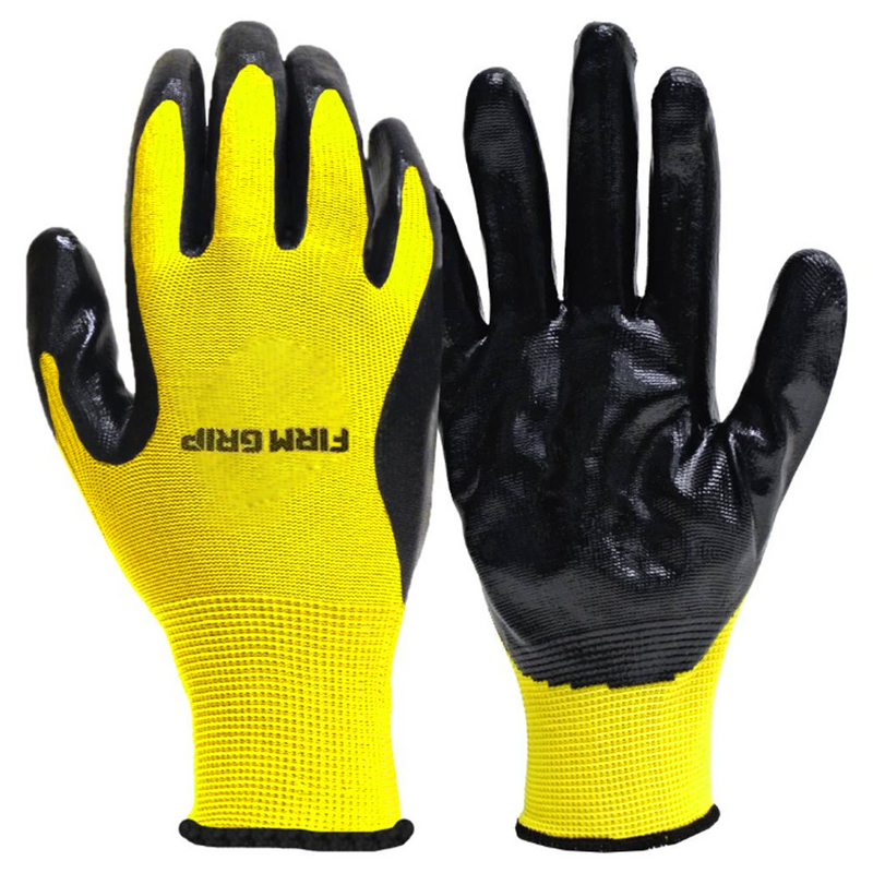 Project Source Large Leather Construction Gloves, (3-Pairs) in the Work  Gloves department at
