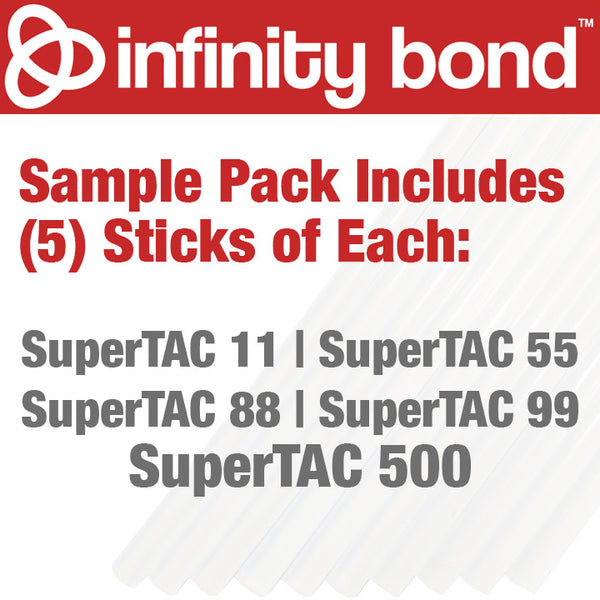 Gold Colored Hot Melt Glue Sticks by Infinity Bond