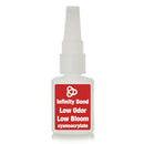 Low odor low bloom cyanoacrylate super glue