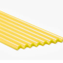 Yellow colored hot melt glue sticks by Infinity Bond