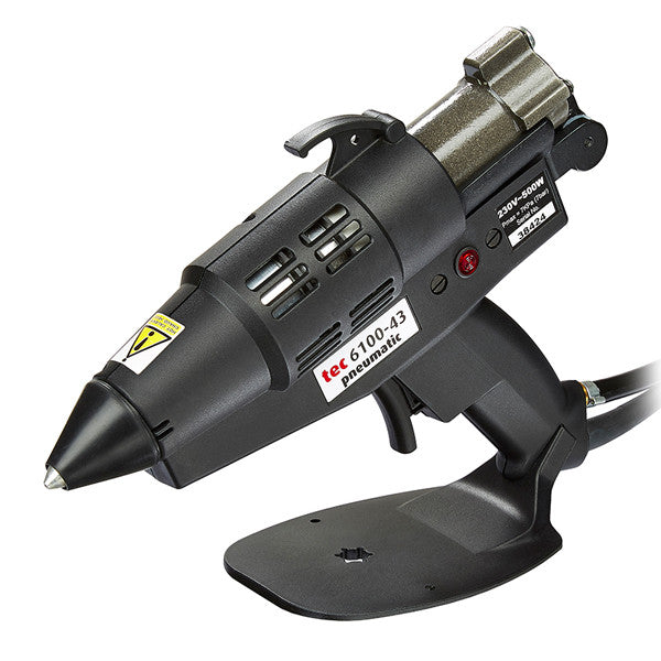 Power Adhesives TEC 6100 pneumatic extrusion hot melt glue gun